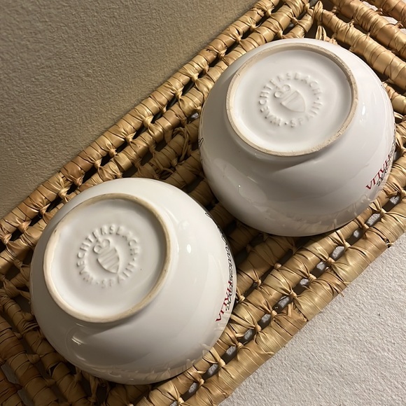 2 Waechtersbach Viva Italia Parmesan Bowls - Picture 4 of 10
